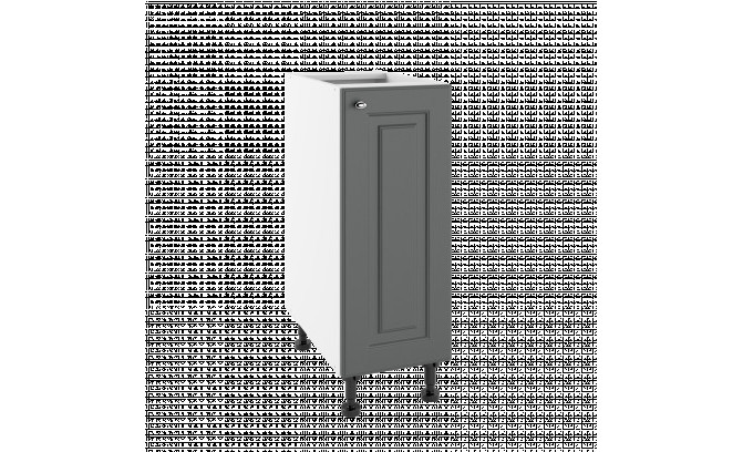 Нижний кухонный шкаф РО 30 BELLA GRAPHITE SUPER MAT
